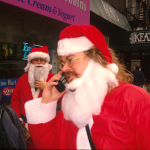 Santas in NYC - Santa Ron English - photo Harrod Blank