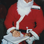 SantaCon Portland 1996, “Santa trainee” Chuck Palahniuk